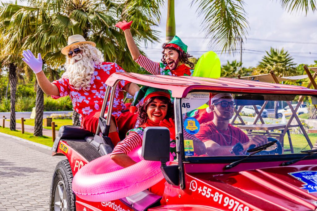 Papai Noel espalha a magia do Natal dos Sonhos Samoa