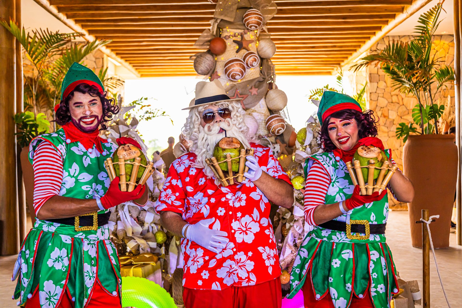 A tradição de Natal encontra a sofisticação de um resort pé na areia