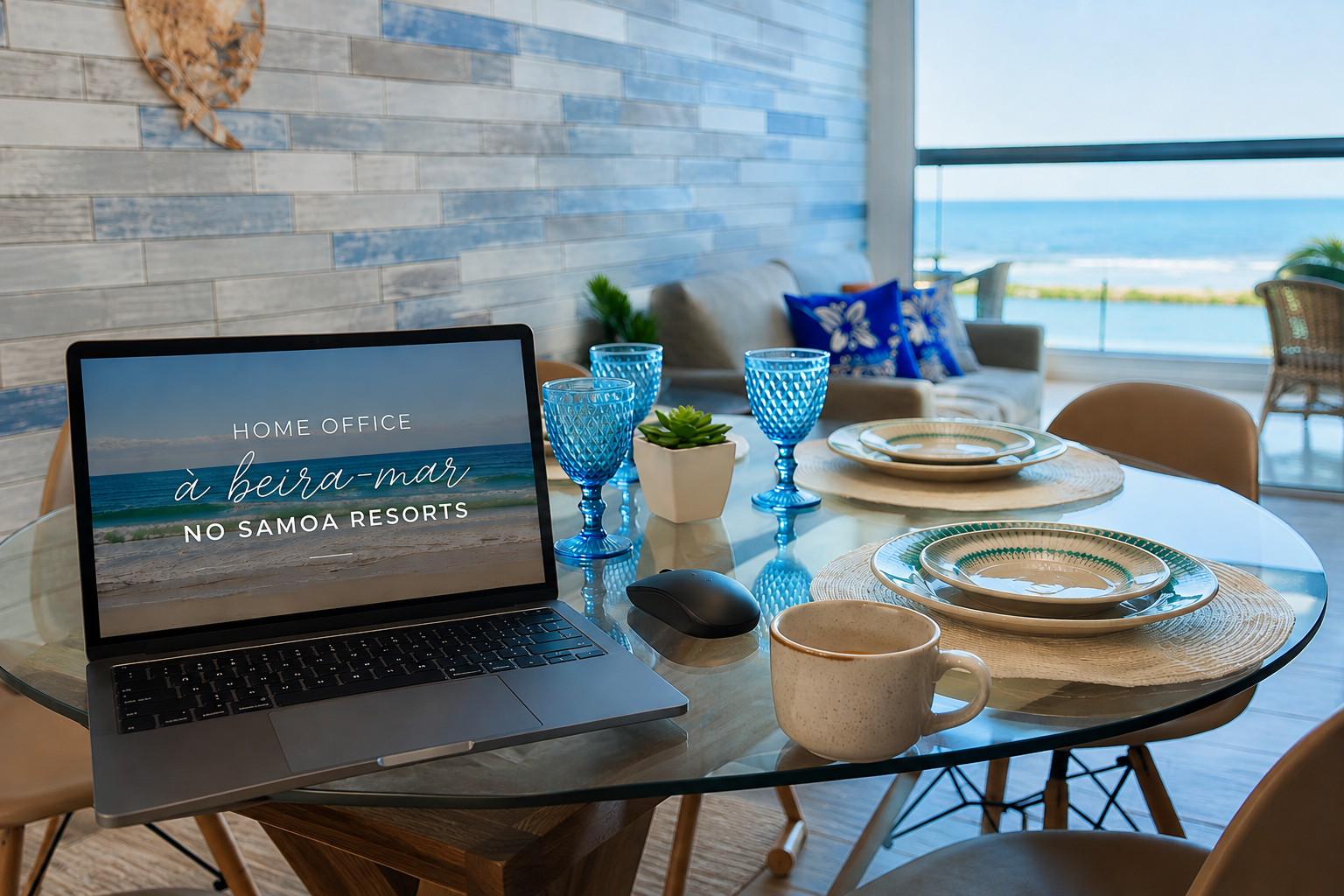 Home office à beira-mar: como aliar trabalho e lazer nos Resorts Samoa