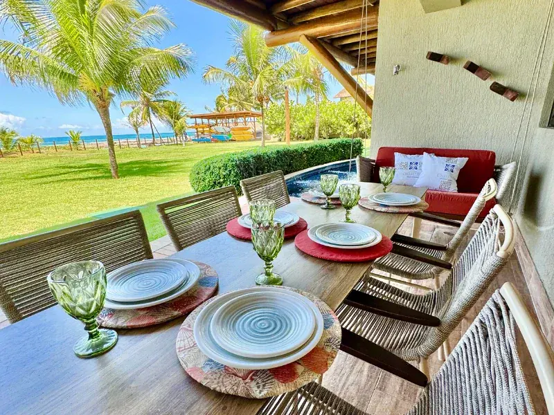 La Fleur Collection de 3 quartos frente mar com piscina privativa